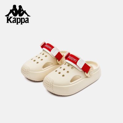 KAPPA KIDS儿童夏季男童宝宝洞洞鞋儿童软底洗澡拖鞋防