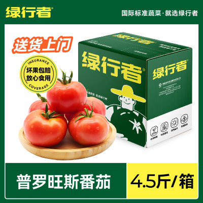 【绿行者】普罗旺斯番茄4.5斤新鲜西红柿沙瓤多汁生吃自然熟水果