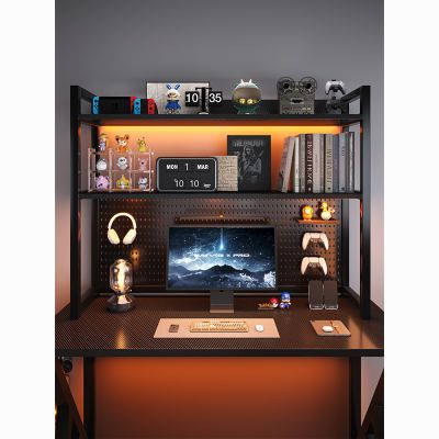 办公室桌面多层整理架小架子简易书架小型铁艺置物架书桌上收纳架