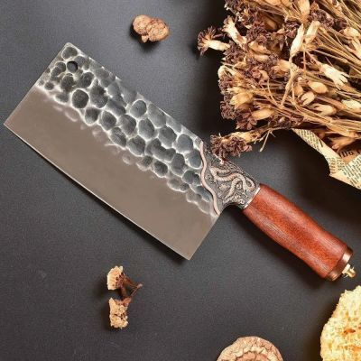 实木超薄超锋利刀厨师切片刀具专用厨房切片切菜刀锻打不锈钢锋利