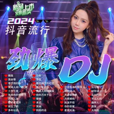 2024抖音热榜重低音dj车载音乐u盘DJ酒吧经典流行高音质DJ车用mp3