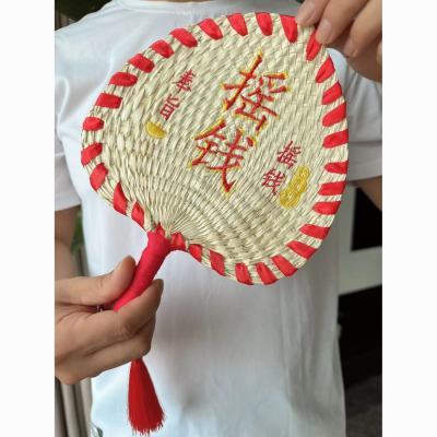 蒲扇高颜值农家手工蒲扇工艺扇传统老手艺DIY+定制批发带图案打样