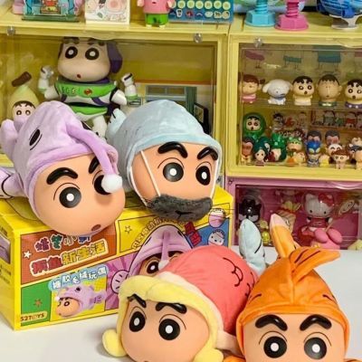 正版52TOYS蜡笔小新摸鱼新生活系列可动玩偶盲盒潮流摆件女