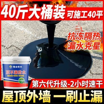 屋顶防水补漏材料楼房彩钢瓦补漏防漏胶顶裂缝补漏王外墙防水涂料