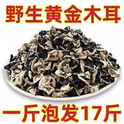 一斤泡发17斤/东北特级野生秋木耳到手轻飘飘两大袋长白山黑木耳