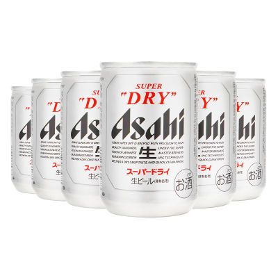 日本原装进口朝日啤酒135ml*6小罐超爽生啤酒迷你一口罐9.30到期