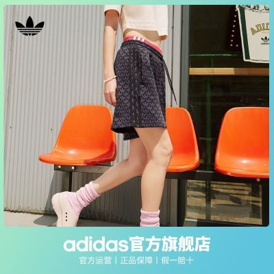 adidas阿迪达斯官方三叶草女夏季印花运动短裤IJ6000