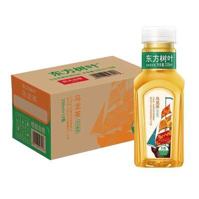 东方树叶桂花乌龙茶无糖零卡茶饮料335ml×12小瓶装一整箱包邮