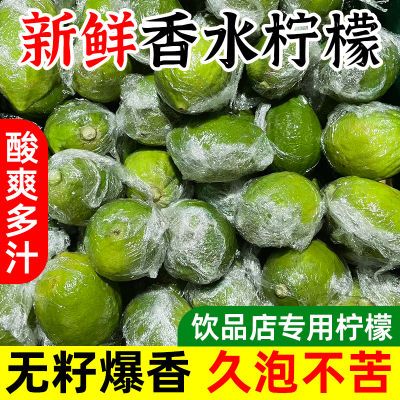 【果园现摘】现发广东香水柠檬精选果柠檬茶奶茶店商用无籽正宗