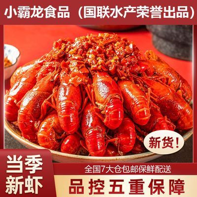 小霸龙国联4-6钱小龙虾750*4盒新虾加热即食麻辣半成品懒人方便