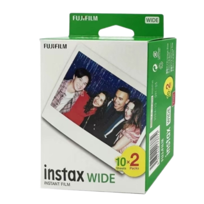 富士instax拍立得宽幅相纸5寸白边wide200/210