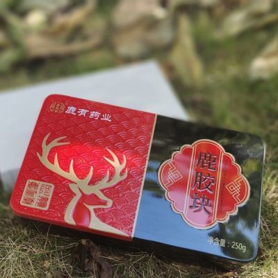 正宗鹿胶块鹿胶片老牌鹿胶粉精装250克滋补鹿胶块气血胶鹿胶老牌