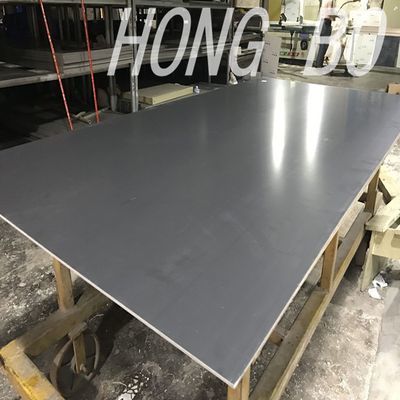 防火阻燃灰黑色PVC板材高强度硬工程塑料板材耐酸碱防水PVC