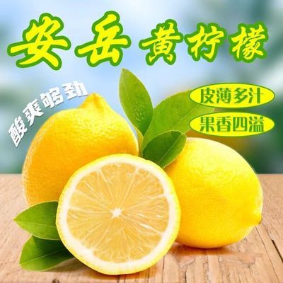 【新鲜柠檬】杰克船长四川正宗安岳黄柠檬当季多汁新鲜水果5斤装