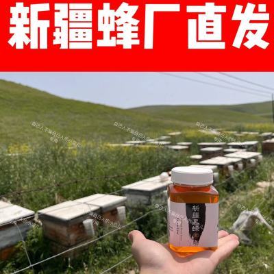 新疆黑蜂山花蜂蜜新疆产地直发纯正野生正品纯天然原蜜成熟无添加