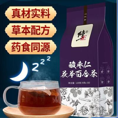 修正酸枣仁茯苓百合茶30包/袋养生清心安神助眠代用茶