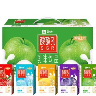 蒙牛酸酸乳原味/蓝莓/草莓/VD口味250ml*24盒学生儿童清仓整箱