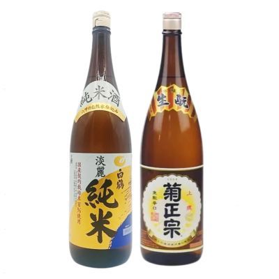 菊正宗清酒1.8L上选白鹤纯米淡丽白鹤辛口原装进口清酒日式酒