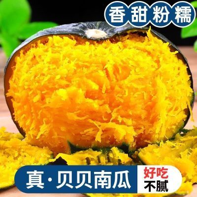 爆粉贝贝南瓜正宗板栗味新鲜小南瓜粉糯香甜宝宝辅食栗面老瓜正品