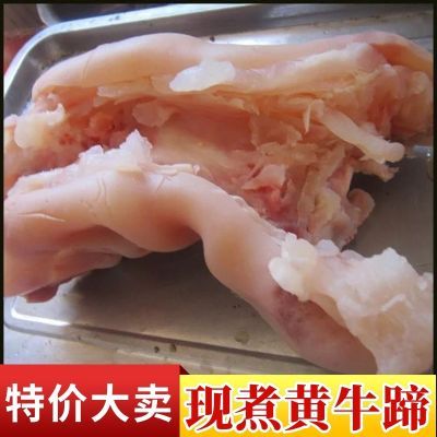 剔骨黄牛蹄皮正宗草饲牛蹄筋黄牛肉牛腿半熟黄牛脚新鲜牛筋一整箱