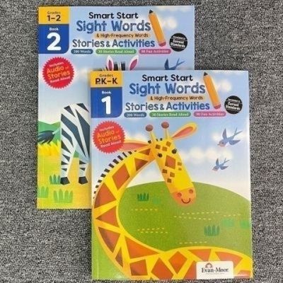 Evan Moor Smart Start Sight Words 1-2高频词 美国加州聪慧系