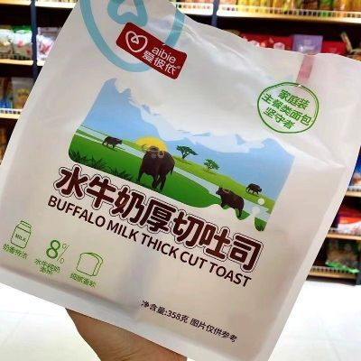 爱彼依水牛奶厚切吐司蛋糕358营养学生早餐独立包装休闲食品