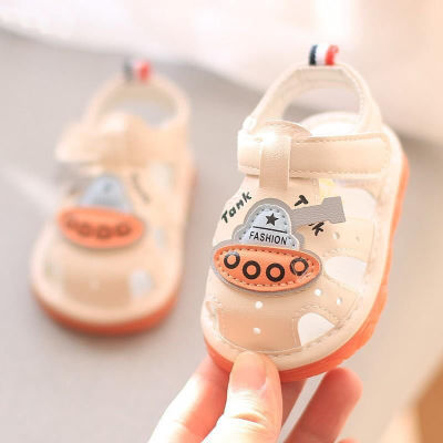 叫叫鞋夏新款软底婴儿学步鞋男宝宝鞋子防滑0-1—2岁女童宝宝
