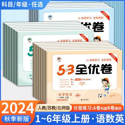 2024秋53全优卷天天练同步试卷小学一二三四五六年级人教苏教北师