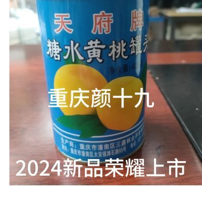 重庆潼南天府糖水黄桃罐头即食水果罐头潼南黄桃新鲜罐装整箱