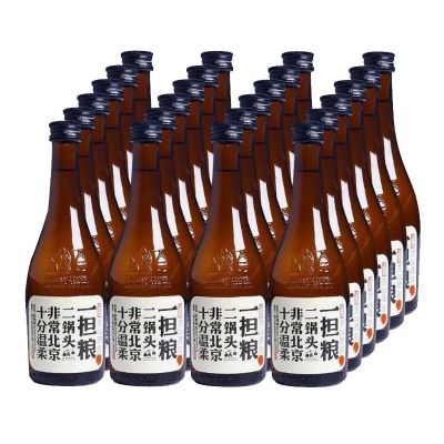 一担粮42度251ml*24瓶半斤装北京二锅头小逗号清香型纯