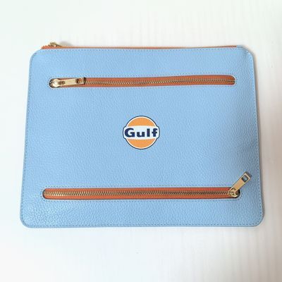 正版Gulf海湾石油定制手包经典海湾橙20*24cm