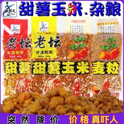 西部风老坛甜薯玉米老坛杂粮红薯麦粒野钓鲫鲤草鱼底窝料打窝鱼饵