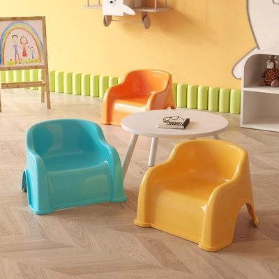 塑料矮凳家用可叠放儿童小凳子加厚靠背宝宝餐椅婴幼儿防滑小板凳