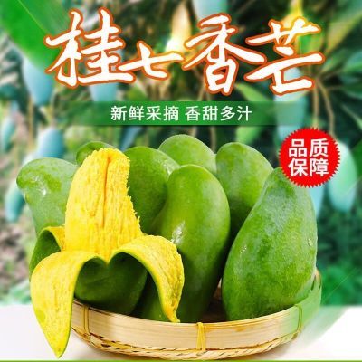 广西百色芒果田东特产香甜桂七芒果热带新鲜采摘当季暑假水果9斤