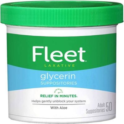 秒发美国Fleet Glycerin Suppositories甘油固态栓剂通宿软化便秘