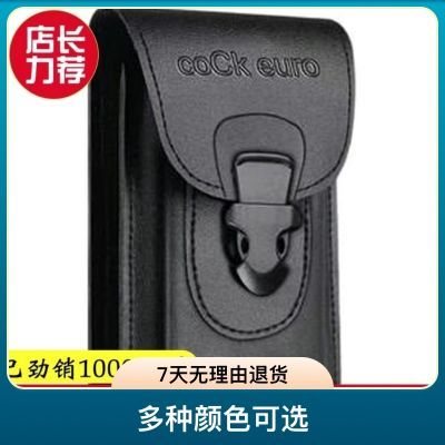 新款防盗牛皮手机包建筑工人8寸手机男款豪华可放烟盒挂钥匙