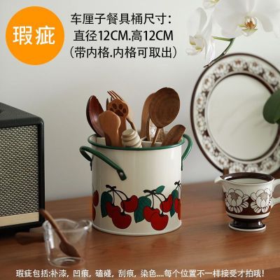 微瑕疵中古风筷子收纳桶餐具桶架厨房筷子筒沥水防霉新款网红餐具