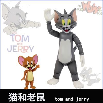 大圣模型猫和老鼠TOM and JERRY汤姆和杰瑞可动成品