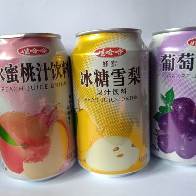 娃哈哈水蜜桃汁 紫葡萄 雪梨汁饮料