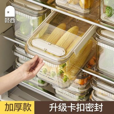 咚西冰箱收纳盒食品级水果密封保鲜盒冷冻饺子蔬菜鸡蛋储物整理盒