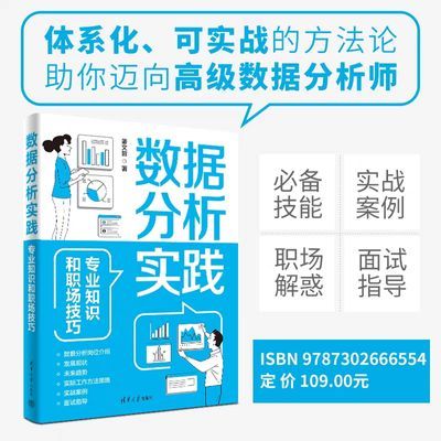 数据分析实践:专业知识和职场技巧 姜文哲 清华大学出版社教程