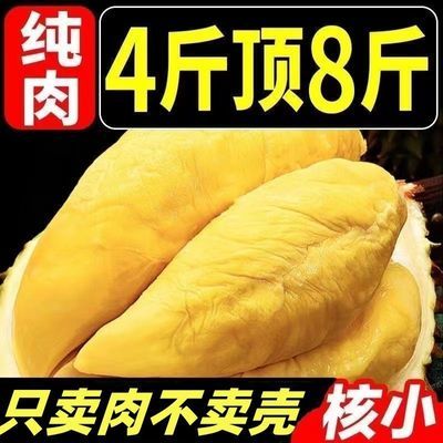 【不卖壳】榴莲纯肉冷冻榴莲肉泰国猫山王榴莲金枕榴莲应季水果