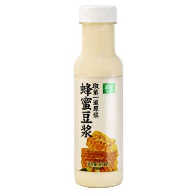 上海清美 蜂蜜豆浆300mL/瓶 非转基因正品瓶装方便老牌子