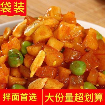 五仁酱丁甜咸味咸菜三鲜青豆红油香辣五仁酱丁微辣萝卜干咸菜不辣