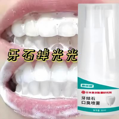 【牙结石溶解喷雾】去渍口臭牙垢牙菌斑黄牙清凉医用护理液清新剂