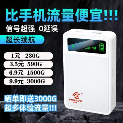 2024新款无线随身wifi户外工地宿舍移动路由器8000毫安正品上网通