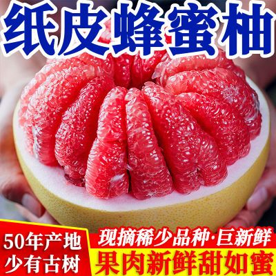 【百年古树果】红心冰糖大柚子新鲜柚子大果本地柚子特大号超甜
