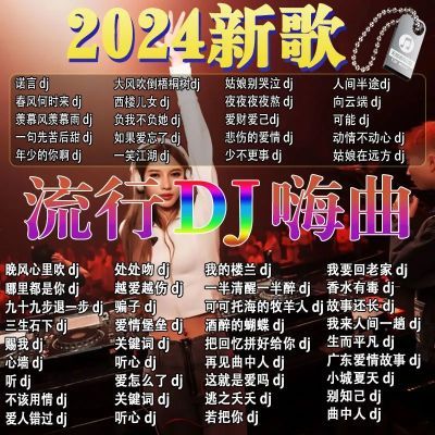 车载音乐U盘DJ中文2024新款歌曲抖音流行榜单热门无损音质优盘mp3