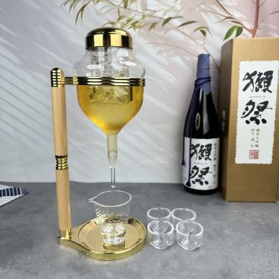 清酒日本同款酒器家用酒具商用顶针滴漏式酒壶日式带盖旋转