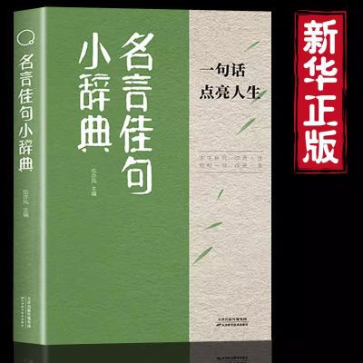 正版名言佳句小辞典感悟人生语录大全古今中外名人名言励志格言